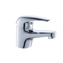 Torneira monocomando cromada baixa para lavatório