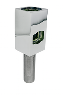 Corpo quadrado de mesa em aço inox cromado para tubo quadrado