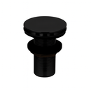 Válvula click de lavatório preta tampão em ABS