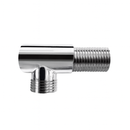 Corpo de 1/2' para registro de ducha higiênica em aço inox cromado