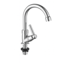 Torneira bica móvel 3/4' de ABS cromada com alavanca para lavatório