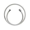 Engate de PVC prata com porcas de metal - 120 cm