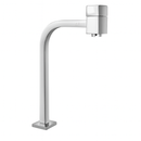 Torneira link quadrada cromada alta 90 de 3/4' em aço inox