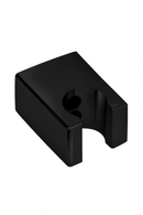 Suporte Slim de ABS Preto para ducha higiênica com kit de fixação