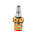 Mecanismo 1/4 de volta M18 vermelho Docol de latão