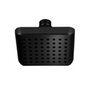 Cabeça de ducha quadrada em ABS preta de 10x10cm