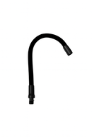 Tubo flexível de PVC preto blackout de 3/4 - com Porca e Arejador Simples de Metal