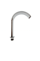 Tubo Quadrado de aço inox cromado baixo - com arejador embutido de ABS