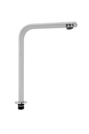 Tubo Quadrado de aço inox cromado alto com arejador m24