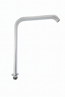 Tubo Quadrado de aço inox cromado alto com arejador embutido de ABS