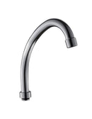 Tubo Anzol de 19mm em Aço Inox - com Porca de Metal de 3/4' e Arejador Fixo de ABS