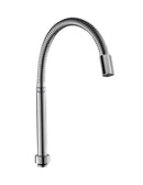 Tubo Gourmet Flexível de 19mm em Aço Inox - cromado com porca de metal de 3/4