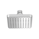 Cabeça de ducha quadrada em ABS cromada de 10x10cm